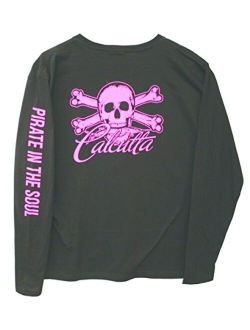 Calcutta Mens Original Logo Long Sleeve T-Shirt Soft Performance Apparel