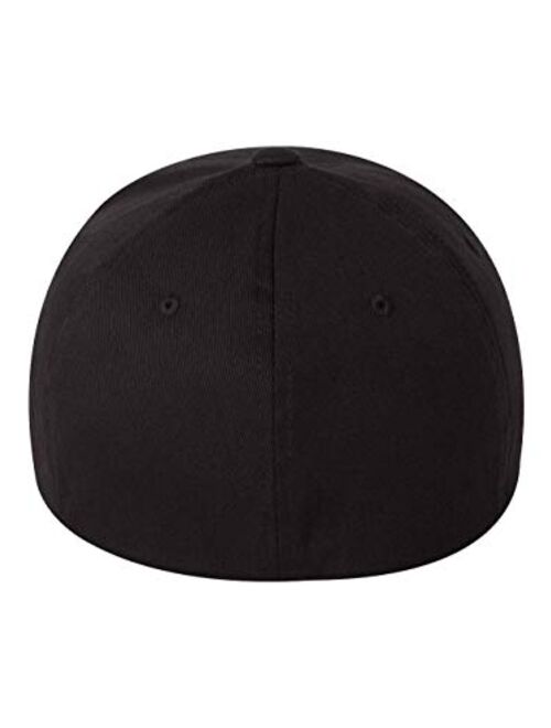 Flexfit Mens Wooly 6-Panel Cap(6277)-Black-XXL