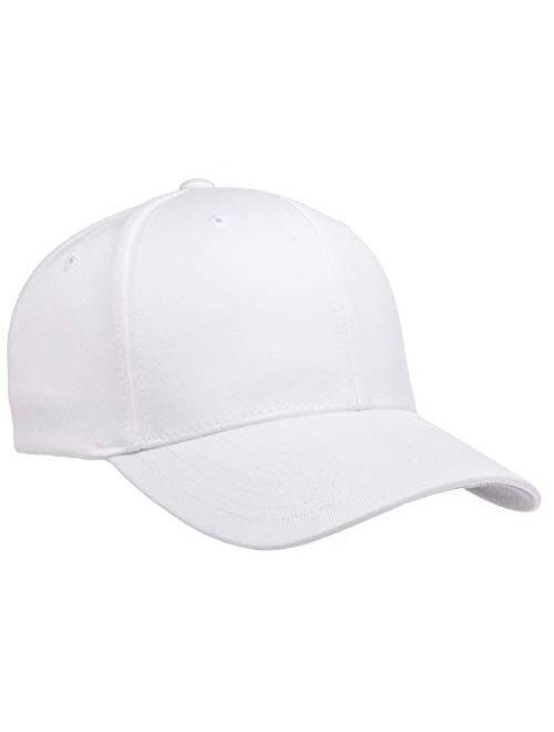 Flexfit Men's Athletic Baseball Fitted Cap, White, Large-X-Large