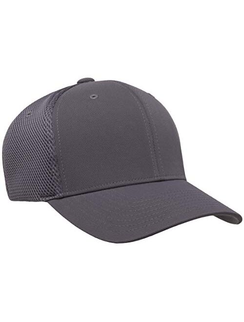 Flexfit Ultrafibre Airmesh Fitted Trucker Hat, Dark Grey, Large-X-Large