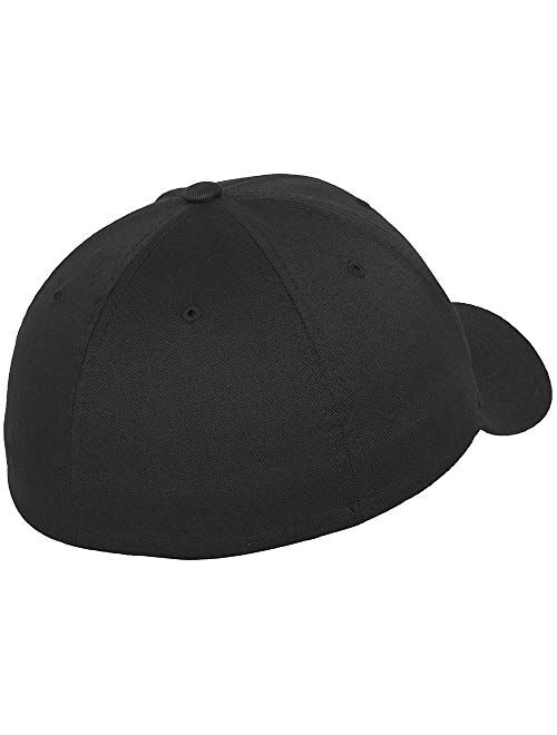 Flexfit Unisex Wooly Combed Cap (Child) (Black)