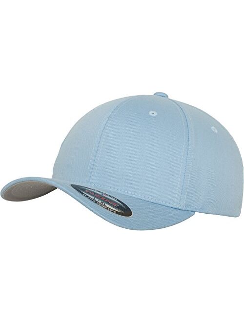 Flexfit Mens Wooly 6-Panel Cap(6277)-Carolina Blue-L/XL