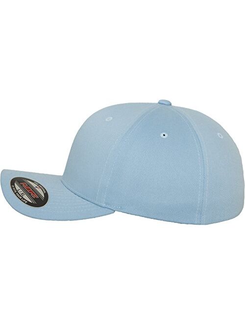 Flexfit Mens Wooly 6-Panel Cap(6277)-Carolina Blue-L/XL