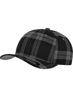 Tartan Plaid Stretchable Flanell Cap