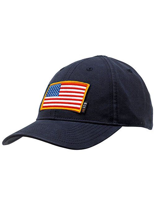 Gadsden and Culpeper 5.11 Flag Bearer Cap Bundle (USA Patch + Hat)