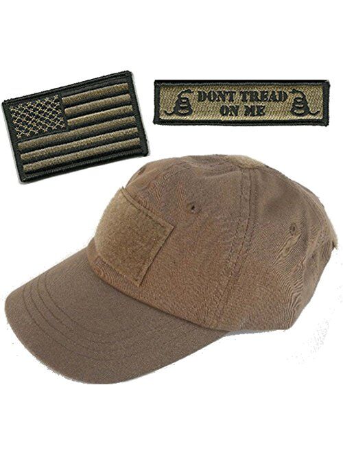 Gadsden and Culpeper Operator Cap Bundle - w USA/Dont Tread Patches