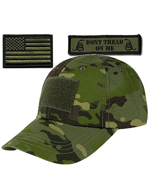 Gadsden and Culpeper Operator Cap Bundle - w USA/Dont Tread Patches