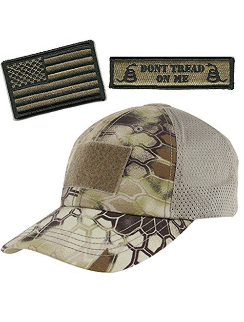 Gadsden and Culpeper Operator Cap Bundle - w USA/Dont Tread Patches