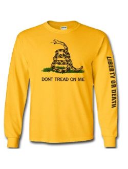 Longsleeve Shirt Dont Tread On Me - Yellow