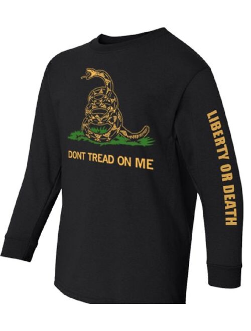 Gadsden And Culpeper Longsleeve Dont Tread On Me Shirt - Black