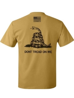 Black Gadsden Don't Tread On Me T- Shirt