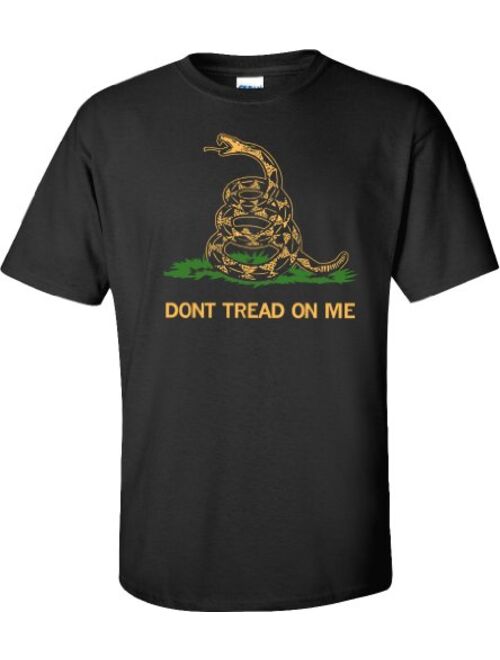 Gadsden And Culpeper Black Gadsden Don't Tread On Me T- Shirt