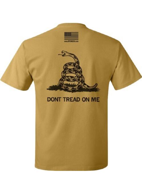 Gadsden And Culpeper Black Gadsden Don't Tread On Me T- Shirt