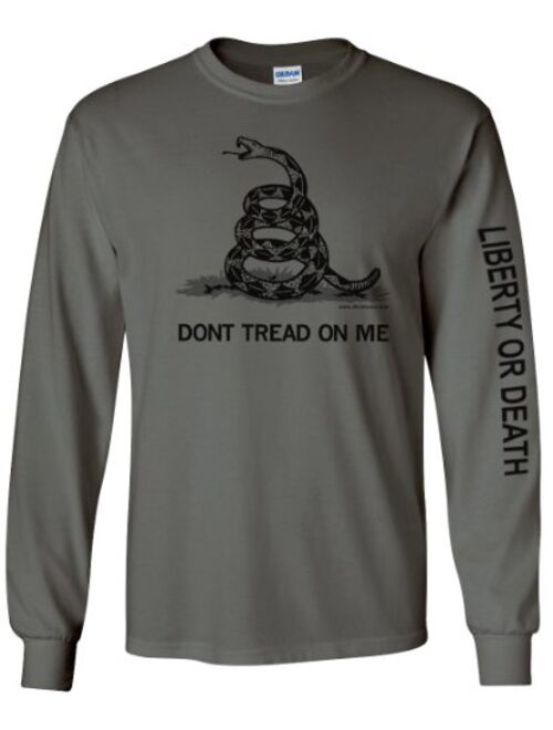 Gadsden And Culpeper Charcoal Don't Tread On Me Longsleeve T-Shirt