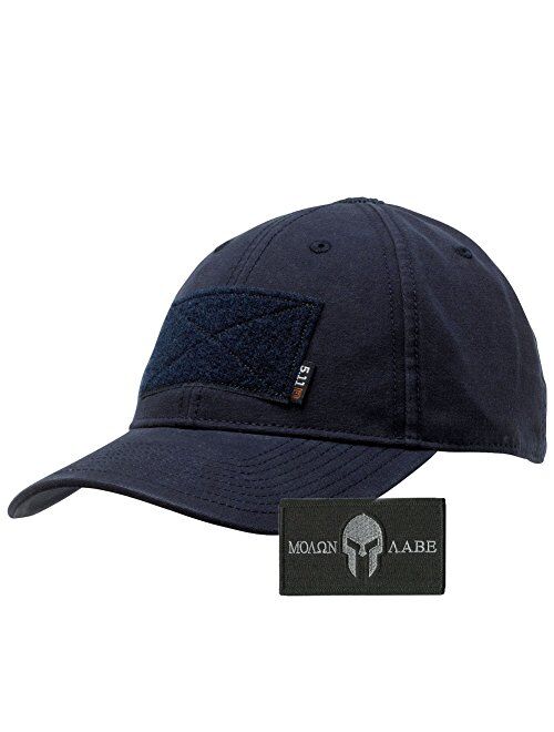 Gadsden and Culpeper 5.11 Flag Bearer Cap Bundle (Molon Labe Patch + Hat)