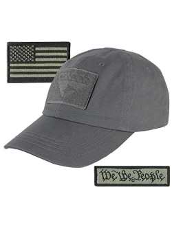 We The People & USA Tactical Patch with Condor Operator Cap Bundle - Navy Blue