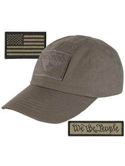 We The People & USA Tactical Patch with Condor Operator Cap Bundle - Navy Blue