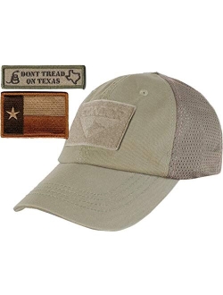 Texas Flag Tactical Patch & Mesh Operator Cap Bundle