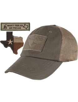 Texas Flag Tactical Patch & Mesh Operator Cap Bundle