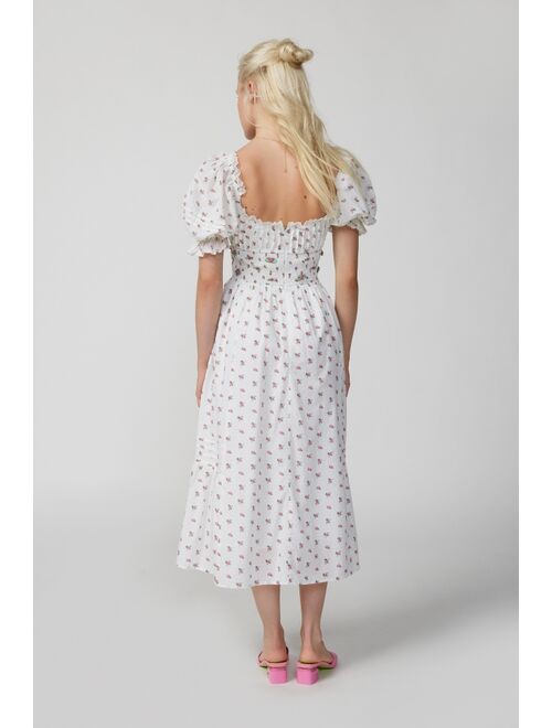 For Love & Lemons Guisti Floral Midi Dress