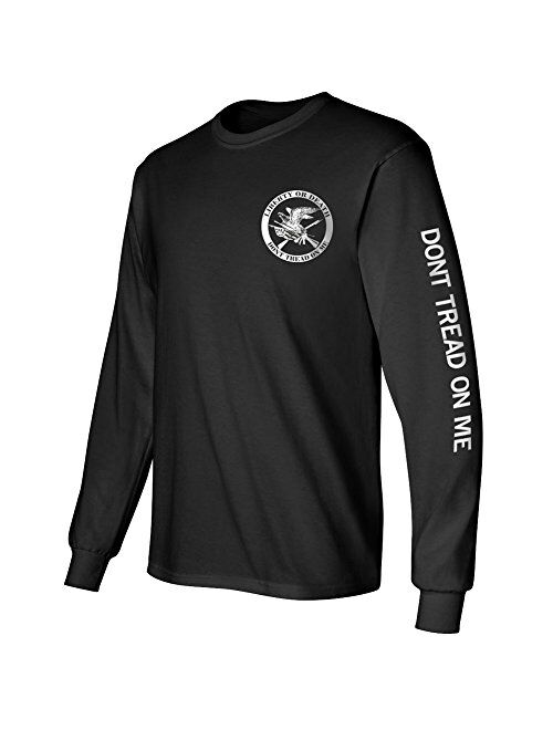 Gadsden and Culpeper Evolution of Freedom Longsleeve T-Shirt (Black)