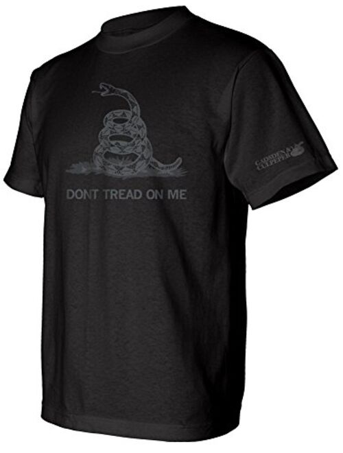 Gadsden And Culpeper Dark Ink Black Don't Tread On Me T-Shirt