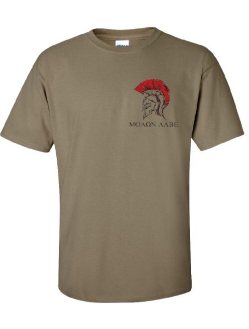 Gadsden And Culpeper Molon Labe Spartan Warrior T-Shirt