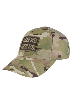 Condor Tactical Cap & UK Flag Patch Bundle