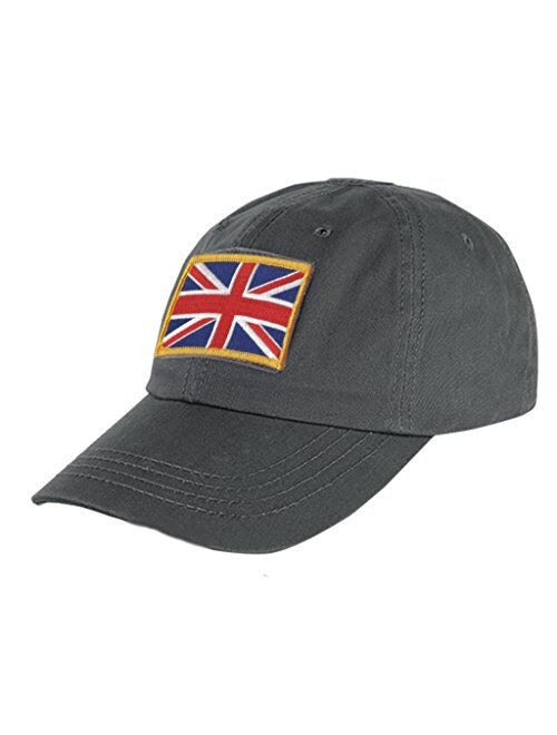 Gadsden And Culpeper Condor Tactical Cap & UK Flag Patch Bundle