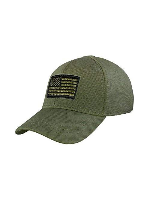 Gadsden And Culpeper Condor Fitted Tactical Cap Bundle (USA/DTOM Patches)