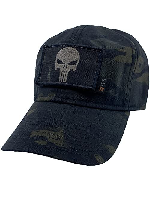 Gadsden and Culpeper 5.11 Tactical Hat & Patch Bundle - Multicam Black (All Styles)