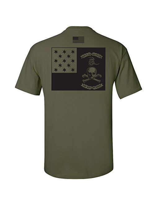 Gadsden and Culpeper 1812 Plattsburgh - Military Green T-Shirt