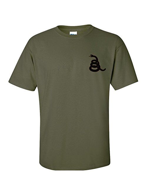 Gadsden and Culpeper 1812 Plattsburgh - Military Green T-Shirt