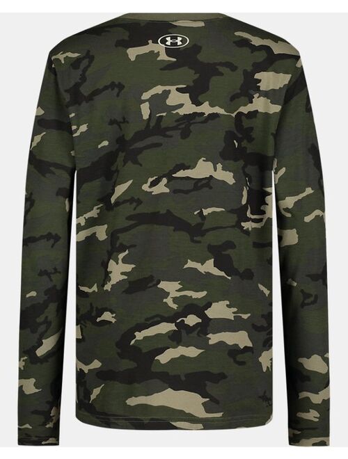 Under Armour Little Boys' UA Woodland Camo Logo Long Sleeve