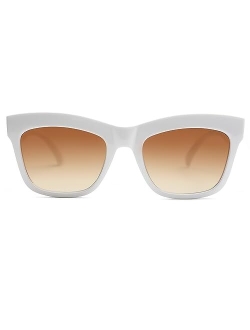 Retro Trendy Cat Eye Polarized Sunglasses Womens Chuncky Stylish Sunnies SJ2254