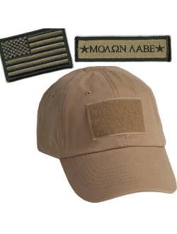 Operator Cap Bundle w/USA & Molon Labe Patches