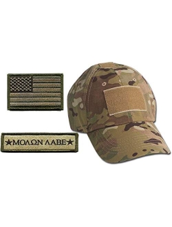 Operator Cap Bundle w/USA & Molon Labe Patches