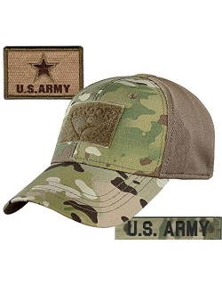 Army Patches and Condor Fitted Operator Hat Bundle