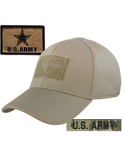 Army Patches and Condor Fitted Operator Hat Bundle