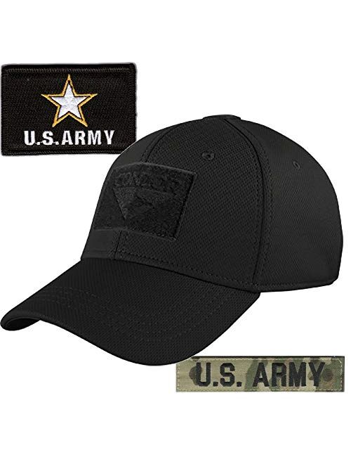 Gadsden And Culpeper Army Patches and Condor Fitted Operator Hat Bundle