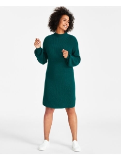 Style & Co Women's Mock-Turtleneck Sweater Dress, Created for Macy's