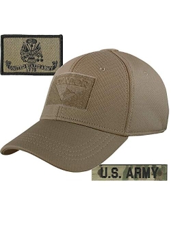 Army Patches and Condor Fitted Operator Hat Bundle