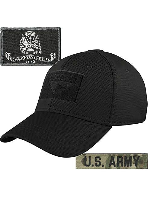 Gadsden And Culpeper Army Patches and Condor Fitted Operator Hat Bundle