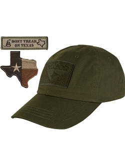 Texas Flag Tactical Patch & Cap Bundle