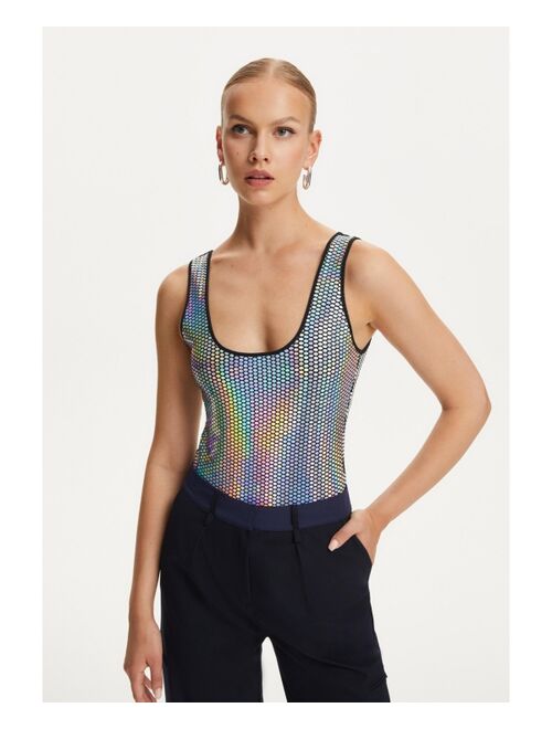 NOCTURNE Women's Hologram Bodysuits