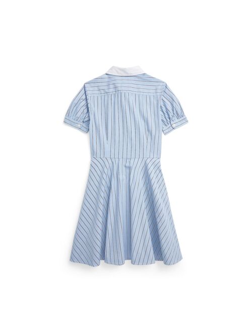 POLO RALPH LAUREN Big Girls Striped Cotton Dress