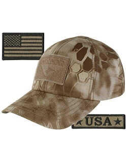 USA Bundle - USA Tactical Patches with Condor Operator Cap - Tan