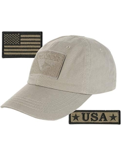 USA Bundle - USA Tactical Patches with Condor Operator Cap - Tan