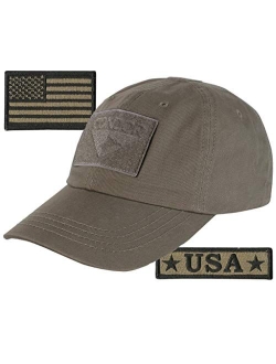 USA Bundle - USA Tactical Patches with Condor Operator Cap - Tan