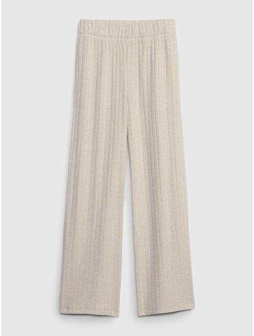 Gap Kids Softspun Wide-Leg Rib Leggings